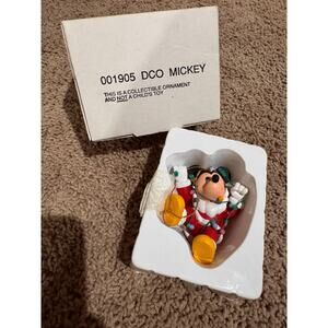 Vintage Disney Grolier DCO Mickey Holiday 001905 Ornament w/Box